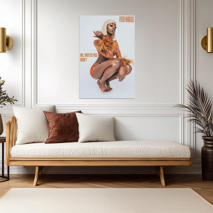 Flo Milli Ho, Why Is You Here? | Album Cover Poster | Hip Hop Wall Art