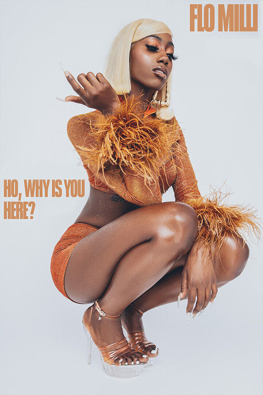Flo Milli Ho, Why Is You Here? | Album Cover Poster | Hip Hop Wall Art