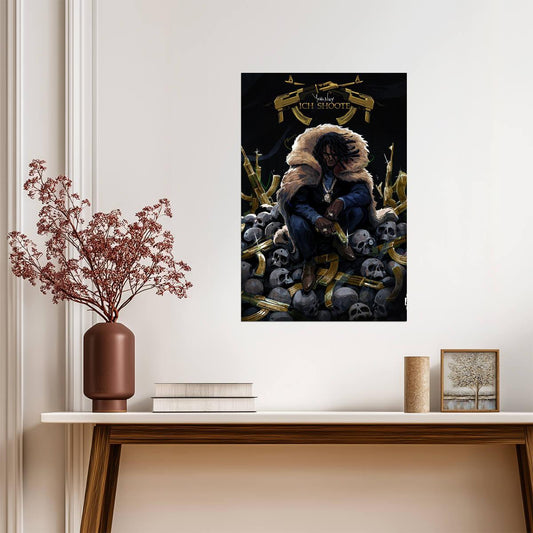 Young Nudy Rich Shooter | Album Cover Poster | Hip Hop Wall Art