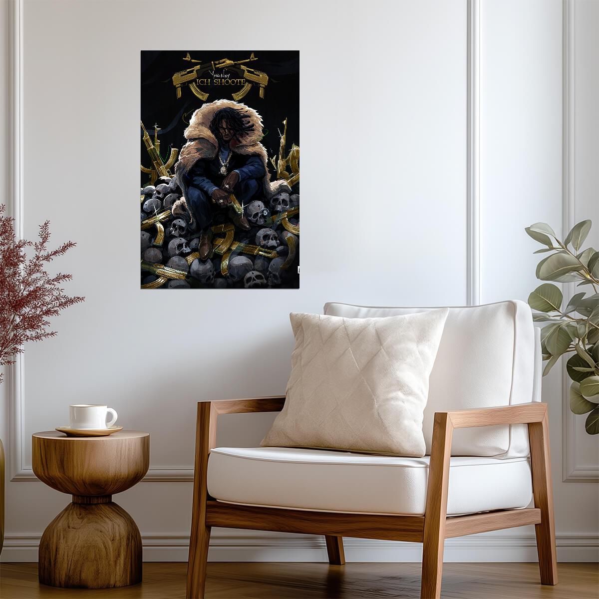 Young Nudy Rich Shooter | Album Cover Poster | Hip Hop Wall Art