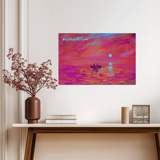 Dave We're All Alone in This Together | Album Cover Poster | UK Hip Hop Wall Art