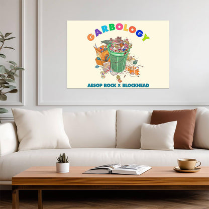 Aesop Rock & Blockhead Garbology | Album Cover Poster | Hip Hop Wall Art