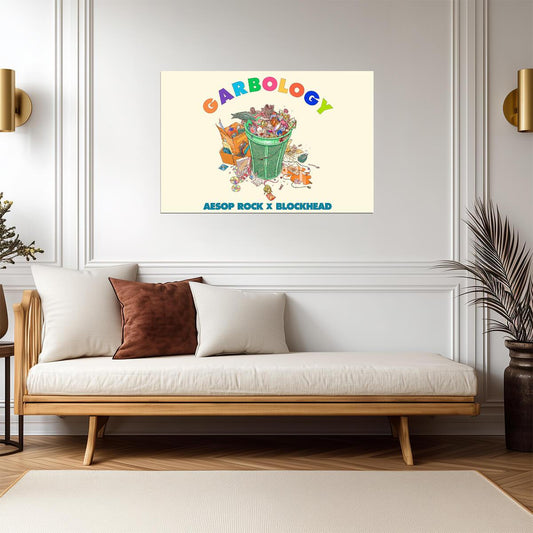 Aesop Rock & Blockhead Garbology | Album Cover Poster | Hip Hop Wall Art