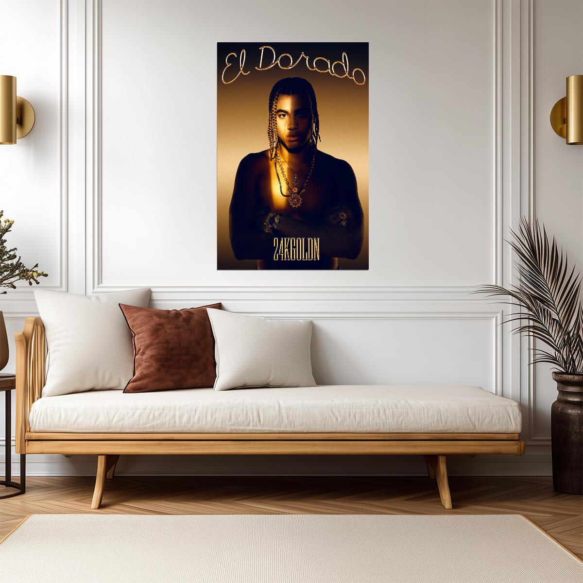 24kGoldn El Dorado | Album Cover Poster | Pop Rap Wall Art