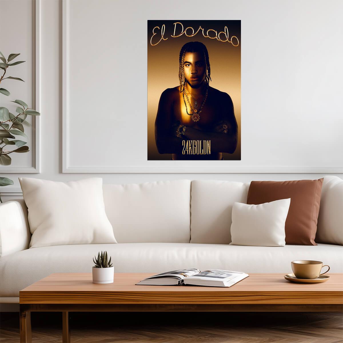 24kGoldn El Dorado | Album Cover Poster | Pop Rap Wall Art