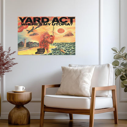 Yard Act Where's My Utopia? | Album Cover Poster | Post-Punk Wall Art