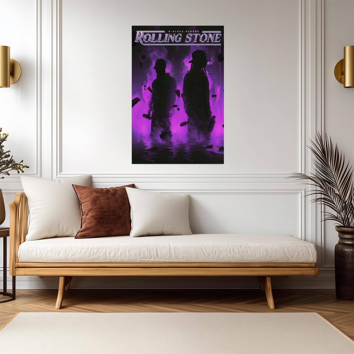 D-Block Europe Rolling Stone | Album Cover Poster | UK Hip Hop Wall Art