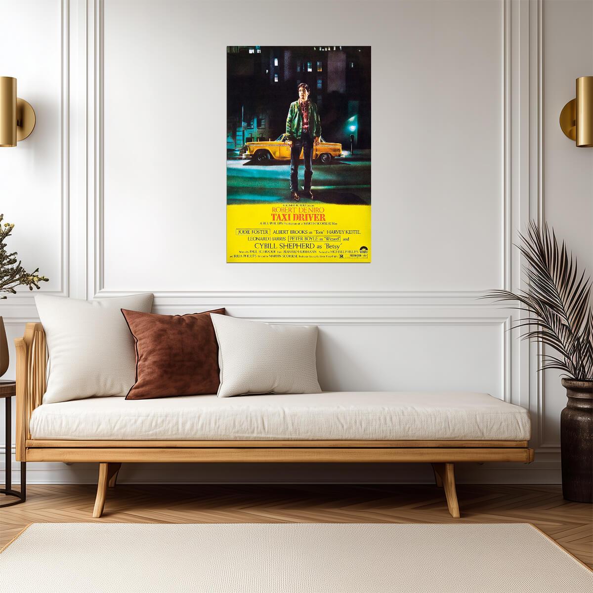 Taxi Driver 1976 | Crime Drama Movie Poster | Martin Scorsese Film - Movies & TV Poster