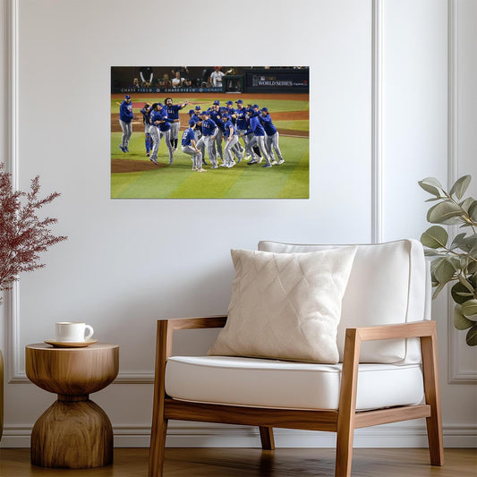 Texas Rangers 2023 World Series Champions | Team Celebration Poster | MLB Championship Photo - Sports Poster