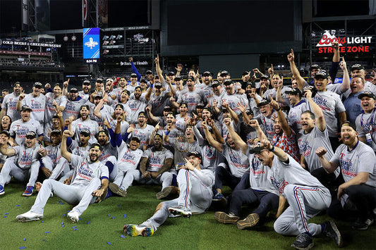Texas Rangers 2023 World Series Champions | Team Group Photo | MLB Winners Poster - Sports Poster