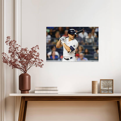 Giancarlo Stanton New York Yankees | At Bat Photo | Baseball Star Poster - Sports Poster
