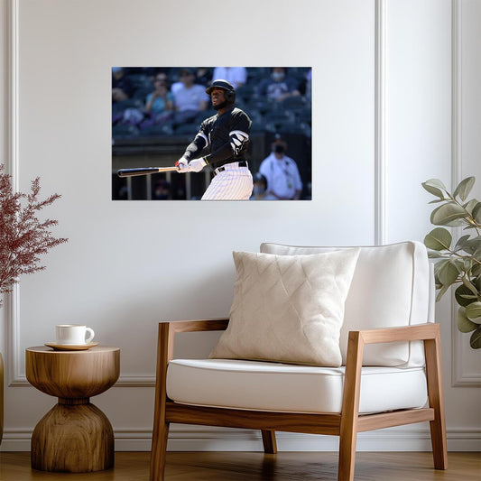 Luis Robert Jr. Chicago White Sox | At Bat Stance | Baseball Player Poster - Sports Poster