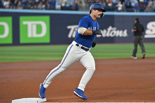 Davis Schneider Toronto Blue Jays | Running The Bases | Baseball Player Poster - Sports Poster