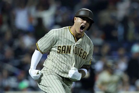 Manny Machado San Diego Padres | Game Reaction | Baseball Star Poster - Sports Poster