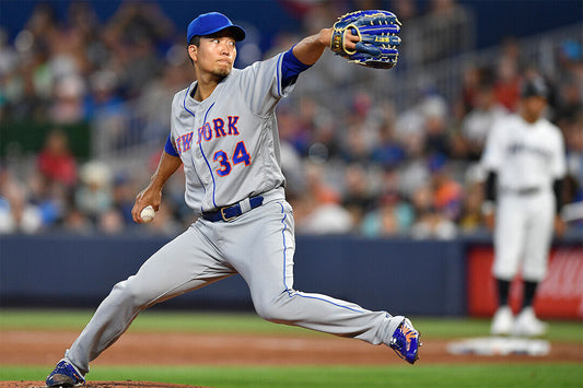 Kodai Senga New York Mets | Pitching Action | Baseball Player Poster - Sports Poster