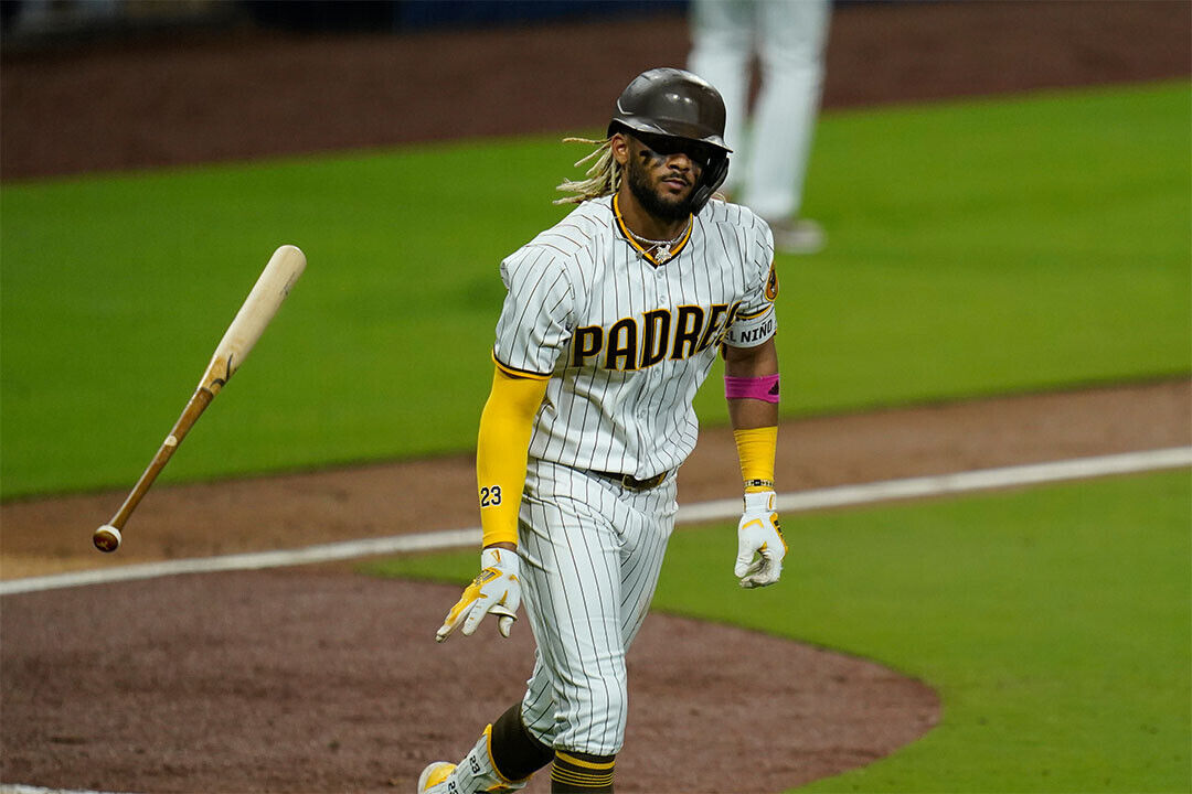 Fernando Tatis Jr. San Diego Padres | Bat Flip Photo | Baseball Star Poster - Sports Poster