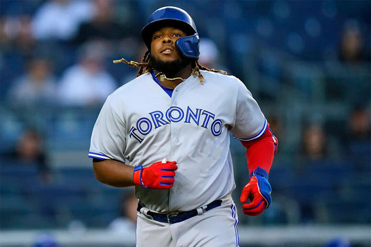 Vladimir Guerrero Jr. Toronto Blue Jays | Game Action | Baseball Star Poster - Sports Poster
