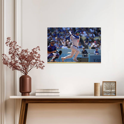 Cody Bellinger Chicago Cubs | At Bat Photo | Baseball Star Poster - Sports Poster