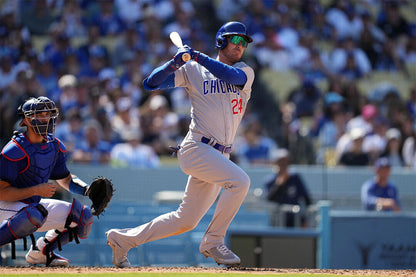 Cody Bellinger Chicago Cubs | At Bat Photo | Baseball Star Poster - Sports Poster
