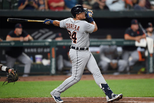 Miguel Cabrera Detroit Tigers | Hitting Action Shot | Baseball Legend Poster - Sports Poster