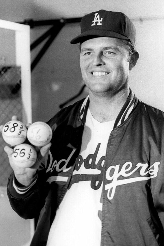Don Drysdale Posed Portrait | Los Angeles Dodgers Legend | B&W Baseball Photography - Vintage & Retro Poster