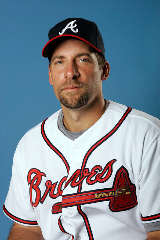 John Smoltz Atlanta Braves | Player Portrait | Baseball Hall of Fame Poster - Sports Poster