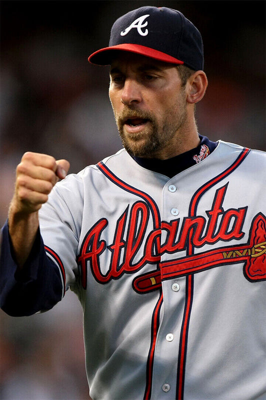 John Smoltz Atlanta Braves | Game Reaction | Baseball Hall of Fame Poster - Sports Poster