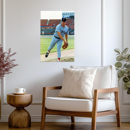 Tom Seaver Boston Red Sox | Vintage Pitching Photo | Baseball Legend Poster - Sports Poster