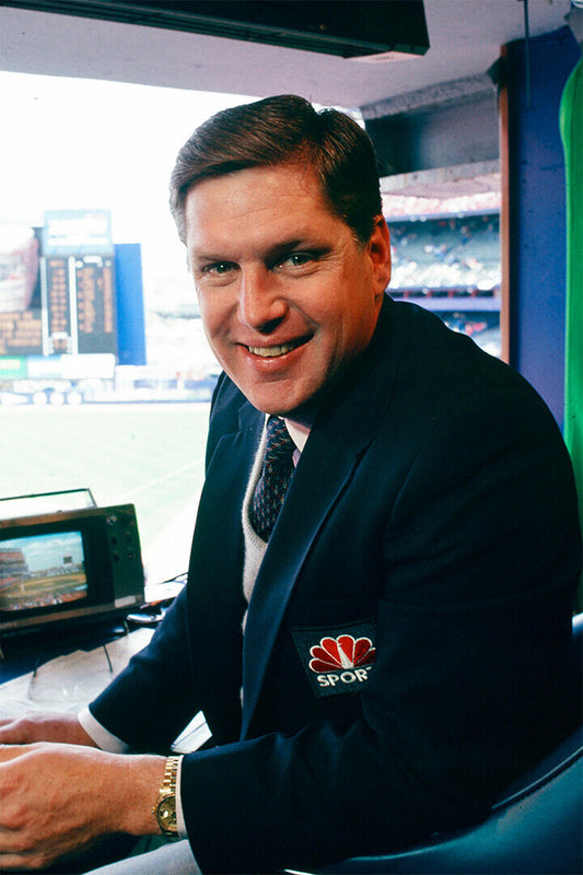 Tom Seaver as Broadcaster | NBC Sports Photo Poster | Baseball Legend Wall Art - Vintage & Retro Poster