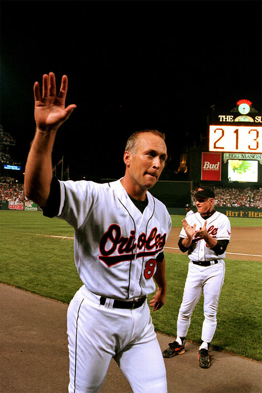Cal Ripken Jr. Breaks Record | 2131 Consecutive Games | Historic Baseball Poster - Sports Poster