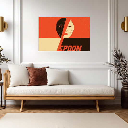 Spoon Lucifer on the Sofa | Album Cover Poster | Indie Rock Wall Art