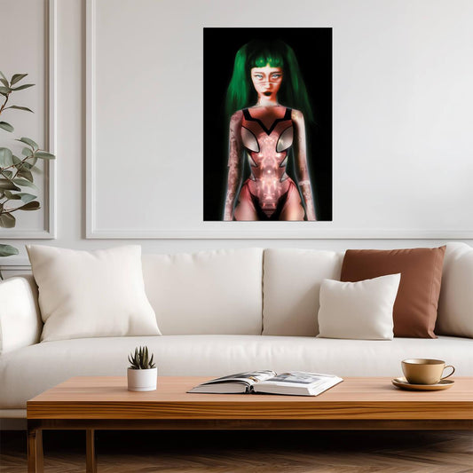 Yeule Glitch Princess | Album Cover Poster | Glitch Pop Wall Art