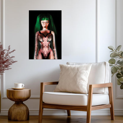 Yeule Glitch Princess | Album Cover Poster | Glitch Pop Wall Art