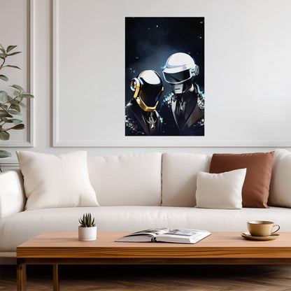 Daft Punk | Band Poster | Electronic Music Art Print