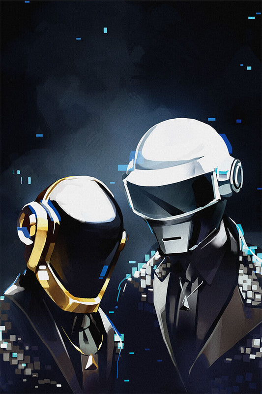 Daft Punk | Band Poster | Electronic Music Art Print