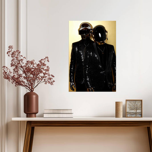 Daft Punk | Band Photo | Electronic Music Poster
