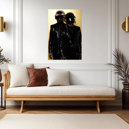 Daft Punk | Band Photo | Electronic Music Poster