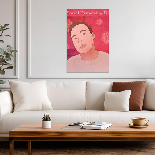 Zeuz Social Distancing 4 | Album Cover Poster | Hip Hop Wall Art