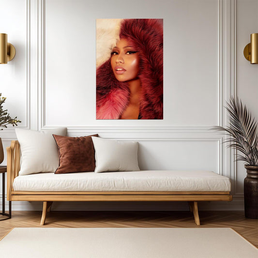 Nicki Minaj | Rapper Music Portrait | Hip Hop Celebrity Poster