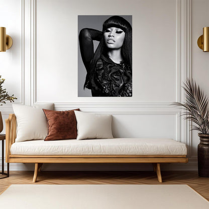 Nicki Minaj | Rapper Portrait | Music Celebrity Poster