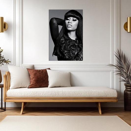 Nicki Minaj | Rapper Portrait | Music Celebrity Poster
