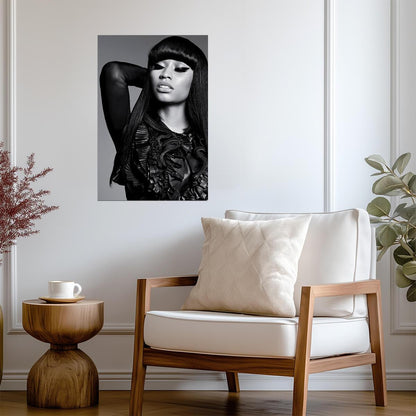 Nicki Minaj | Rapper Portrait | Music Celebrity Poster