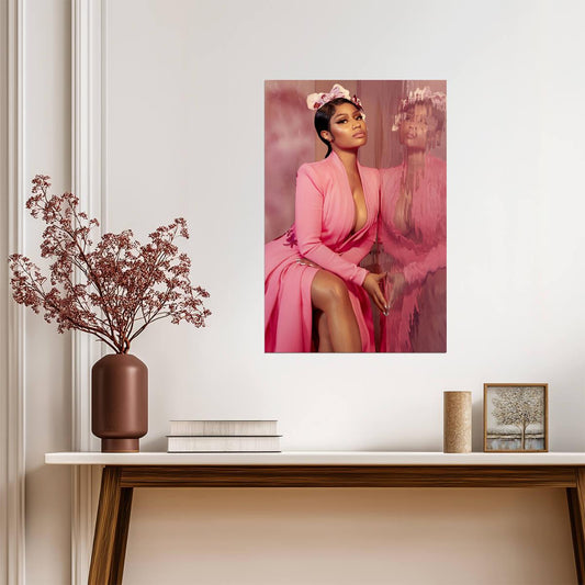Nicki Minaj | Rapper Portrait | Hip Hop Music Poster