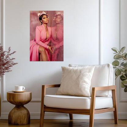 Nicki Minaj | Rapper Portrait | Hip Hop Music Poster