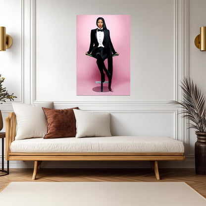 Nicki Minaj Chun-Li | Rapper Poster | Hip Hop Wall Art