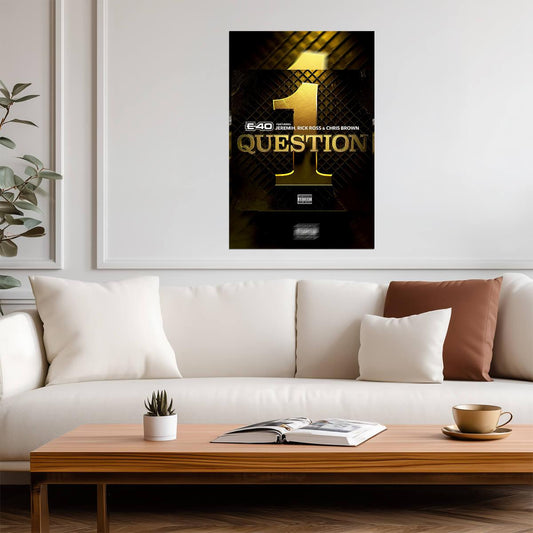Chris Brown Heartbreak on a Full Moon | Album Cover Poster | R&B Music Wall Art