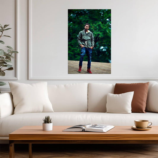 J. Cole 2014 Forest Hills Drive Era | Rapper Poster | Hip Hop Wall Art