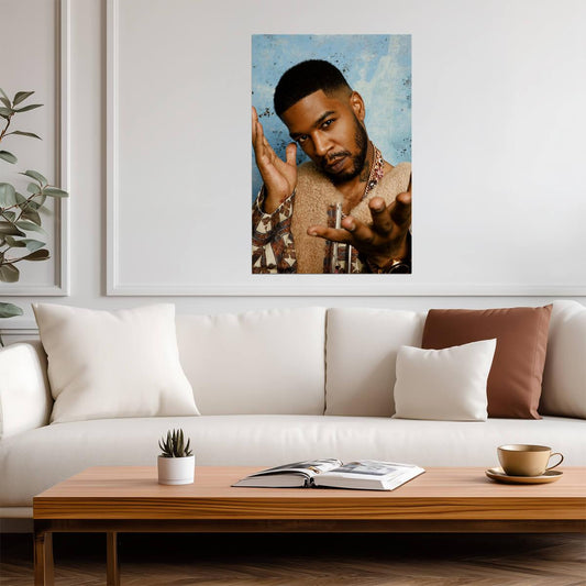 Kid Cudi | Rapper Portrait | Hip Hop Music Poster