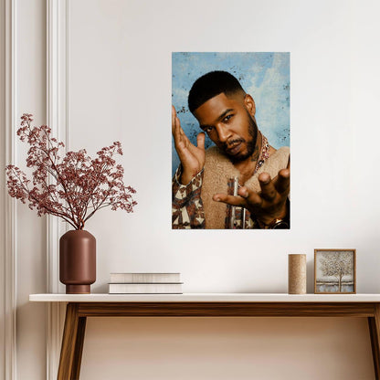 Kid Cudi | Rapper Portrait | Hip Hop Music Poster