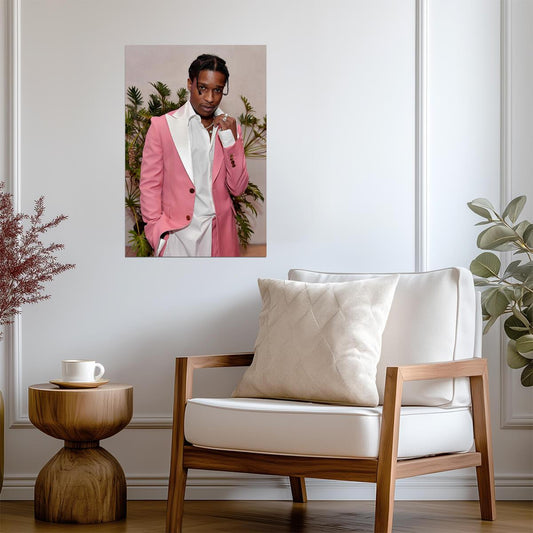 A$AP Rocky Long Live Era | Rapper Poster | Hip Hop Celebrity Wall Art